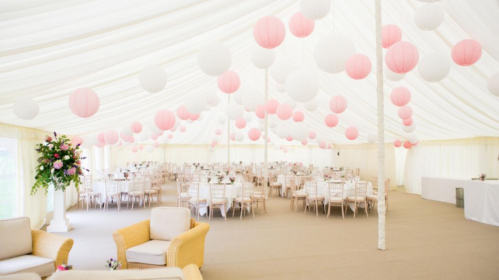 Pretty Pink Paper Lanterns Hanging Lantern Company